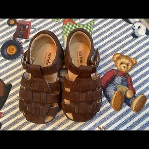 Stride rite brown baby sandles